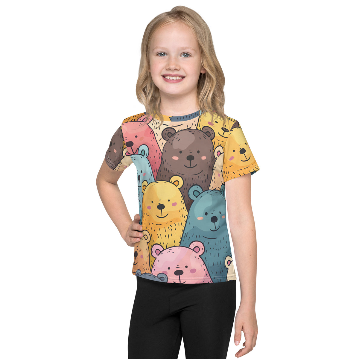 Bear Mania | Kids crew neck t-shirt