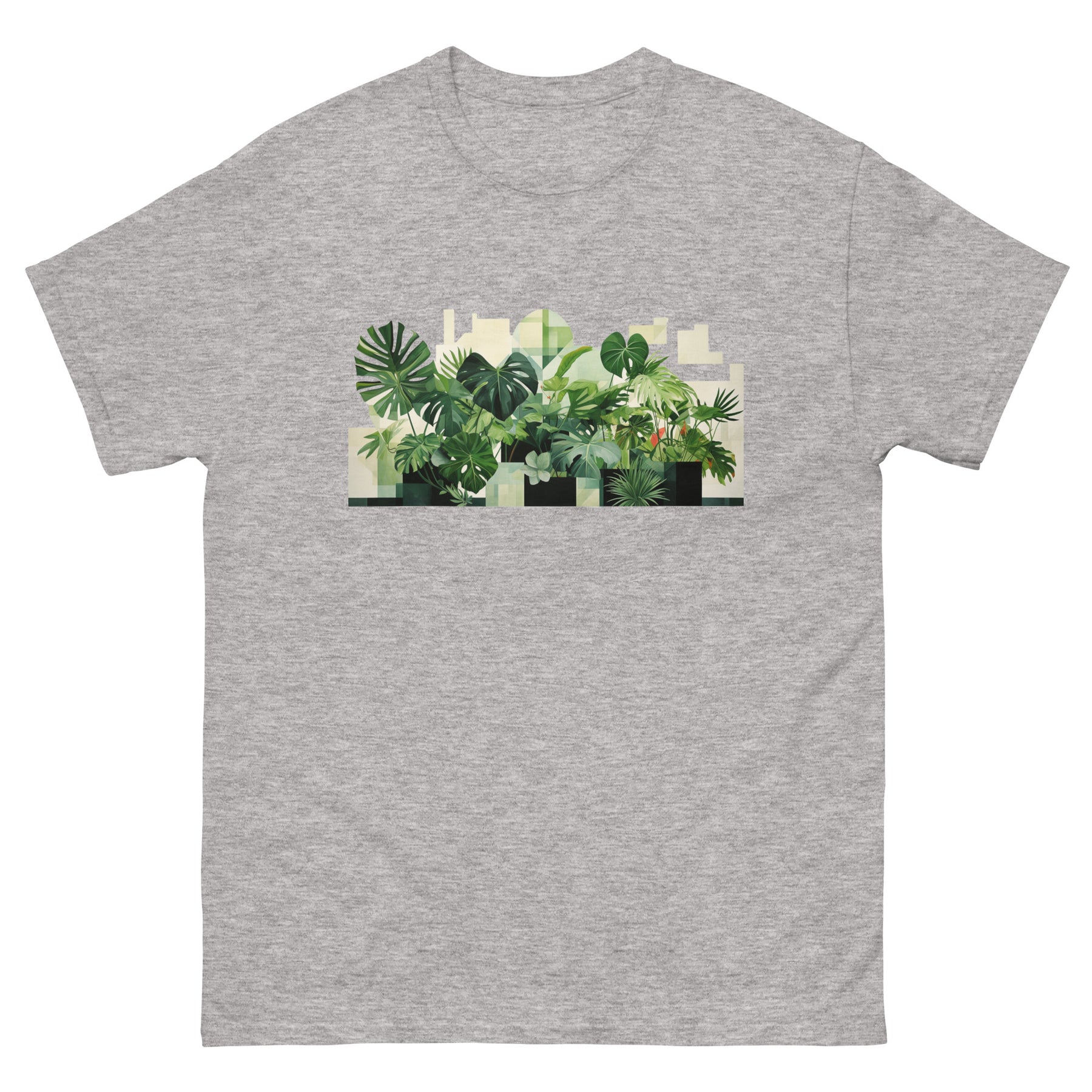 Botanical Geometric Dark Green | Men's Classic T-shirt