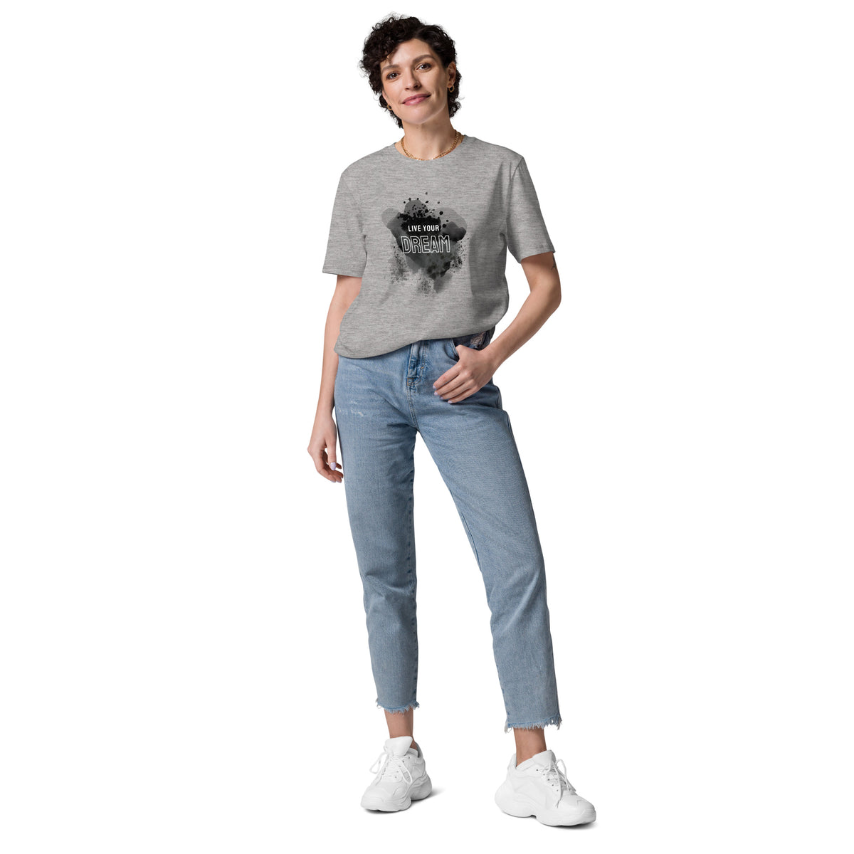 Live your Dream Watercolour | Unisex Organic Cotton T-shirt