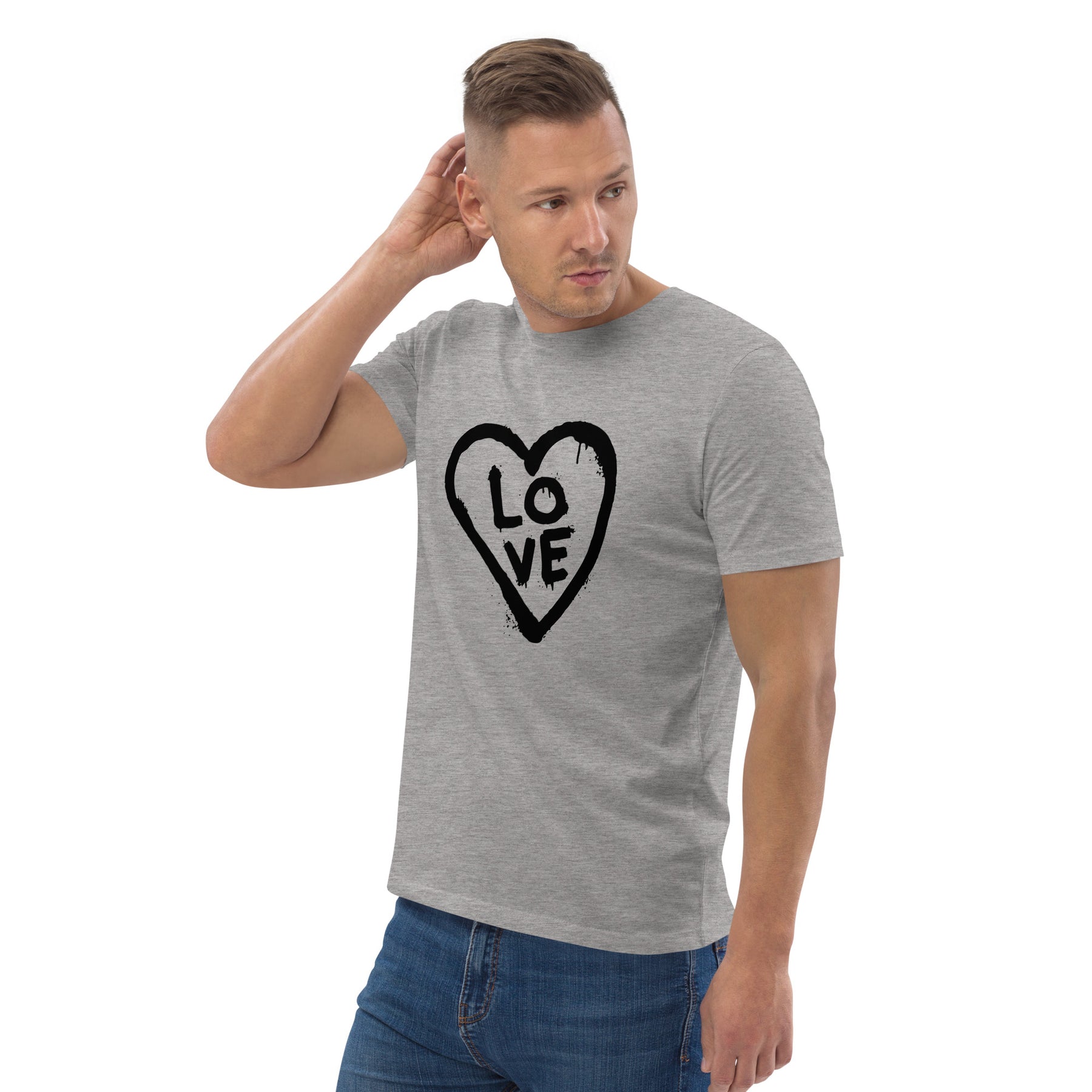Love Heart Graffiti | Unisex organic Cotton T-shirt