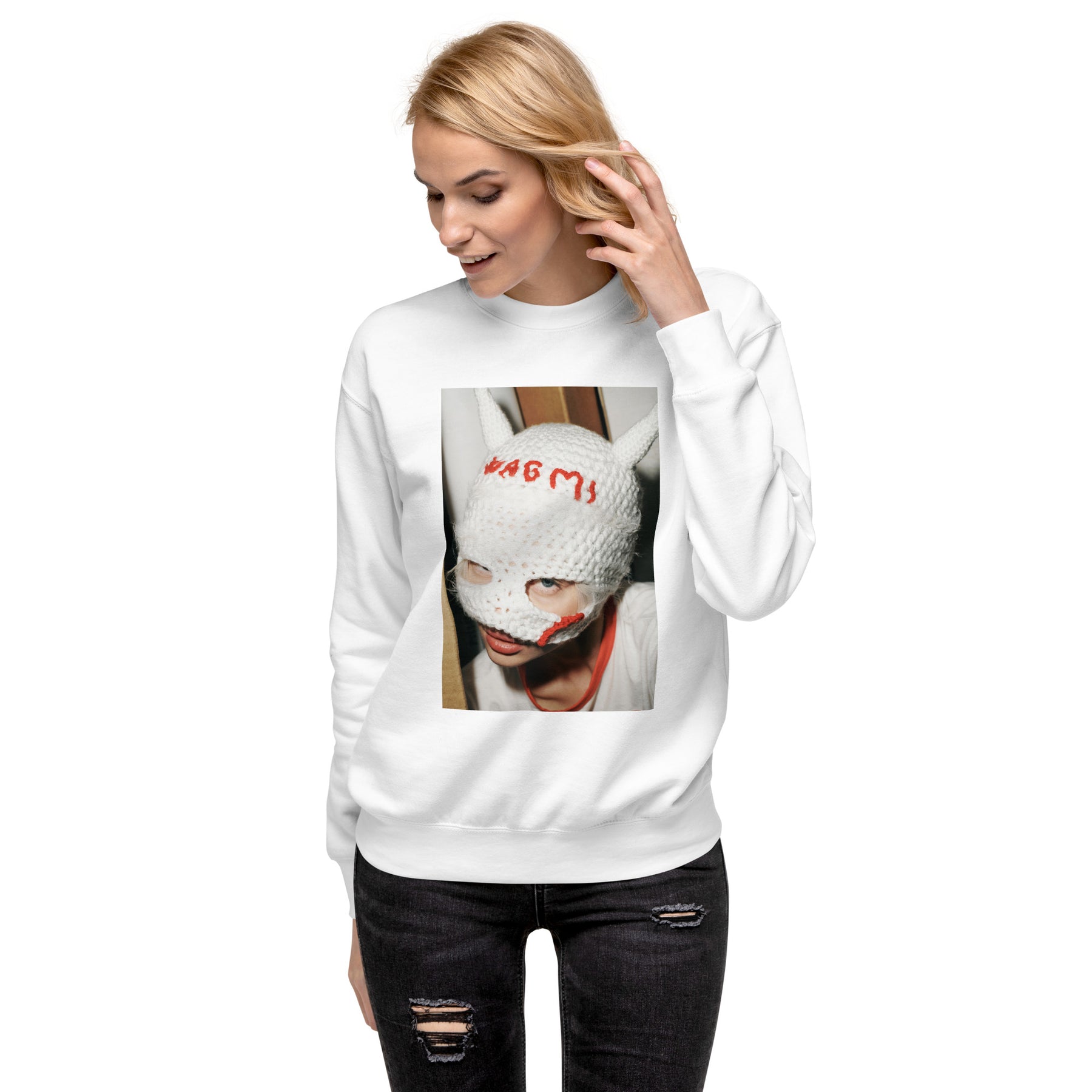 Girlwifhat by 	Emanuele Ferrari | Unisex Premium Sweatshirt