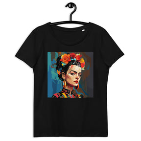 Woman with Floral Headpiece | Women's T-shirt
