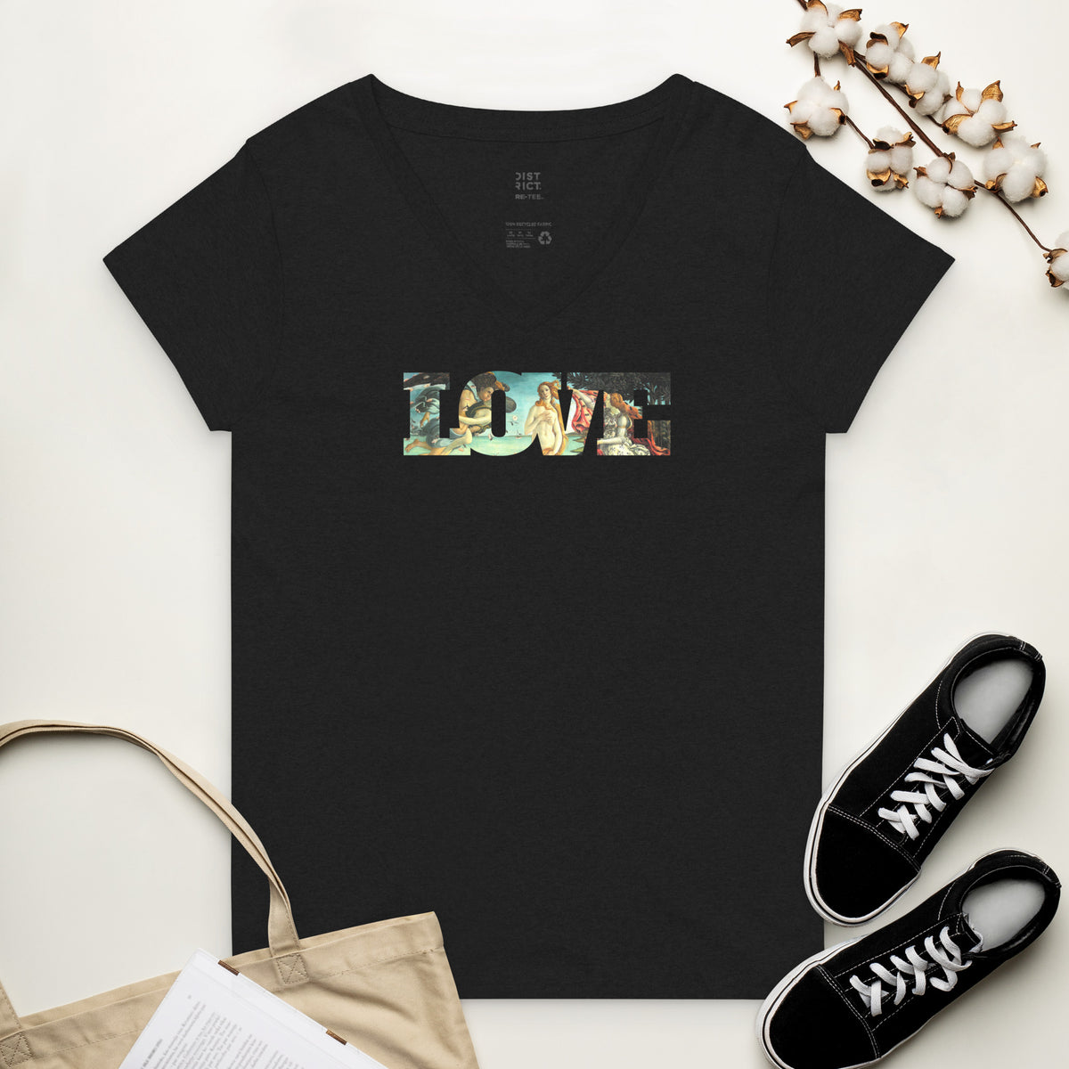 Love Venus | Women's Recycled V-neck T-shirt