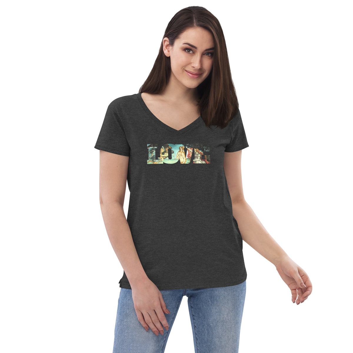Love Venus | Women's Recycled V-neck T-shirt