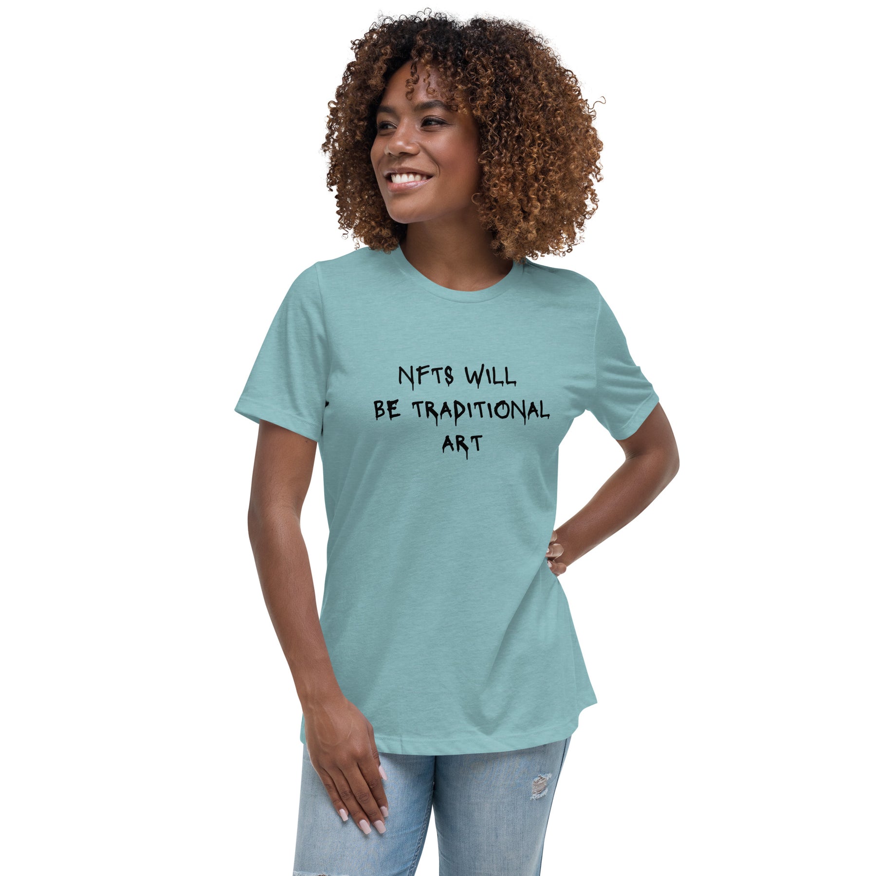 NFTs will be traditional art | Women's Relaxed T-Shirt