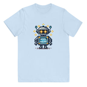 Hodlwear Pixelated Robot | Youth Jersey T-shirt